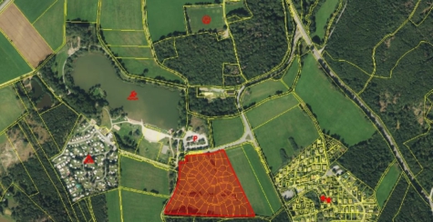 Entwicklungsfläche mit 33.621 m² in unmittelbarer Nähe zum herrlichen Frankenwaldsee mit Seebühne in 95192 Lichtenberg/Frankenwald – Grundstück bereits parzelliert, 95192 Lichtenberg, Gewerbe