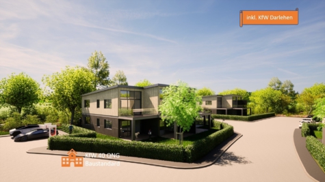 Neubauprojekt Wohnquartier Q40 Tröstau – moderne, energieeffiziente Wohnung – für Jung & Alt – für Menschen mit Mobilitätseinschränkung, 95709 Tröstau, Dachgeschosswohnung